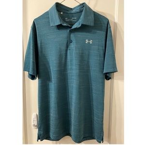 Teal Under Armour Dri-Fit Polo